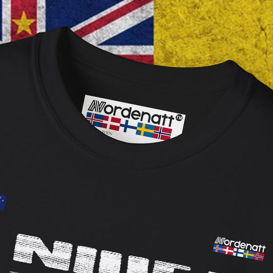 Premium T-Shirt mit Niue-Flagge
