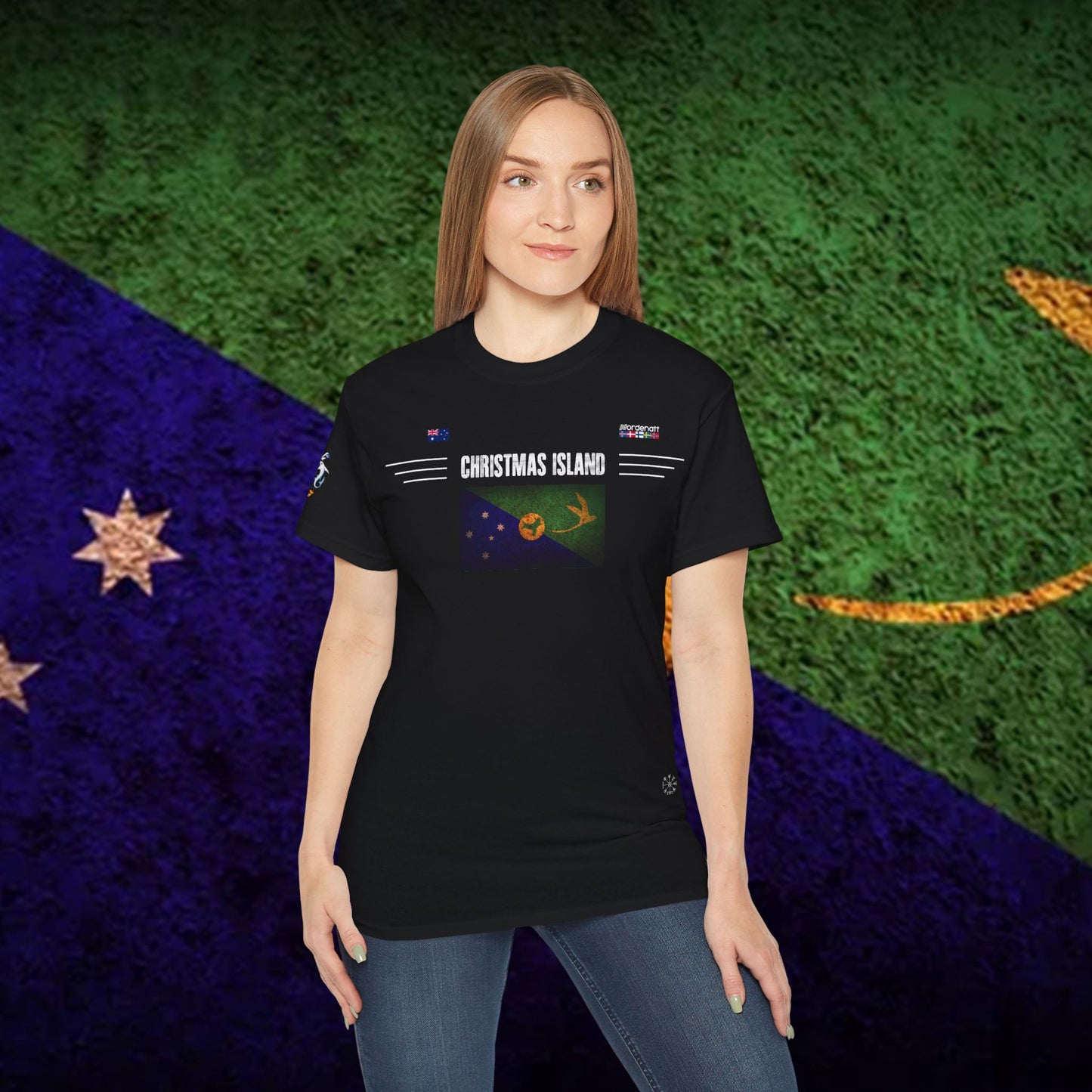 Camiseta de algodón suave de la Isla de Navidad