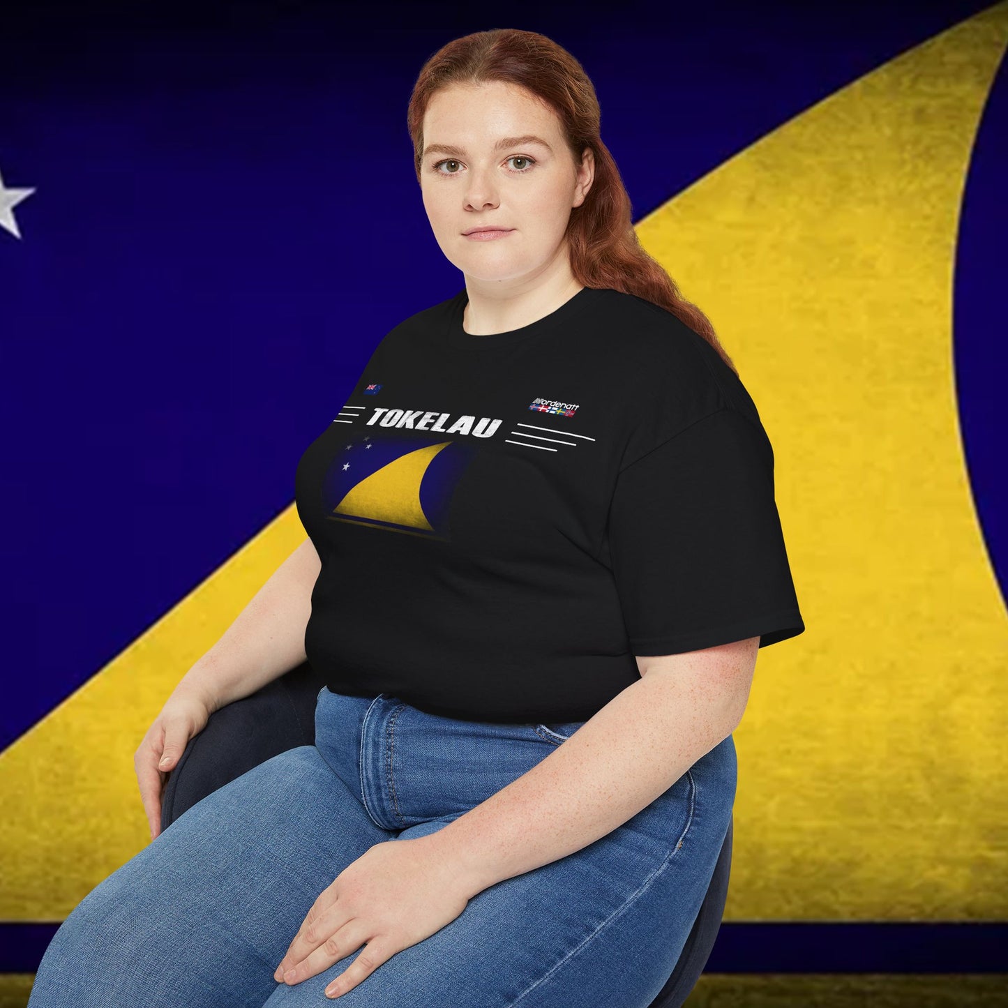 Camiseta de algodón suave de Tokelau