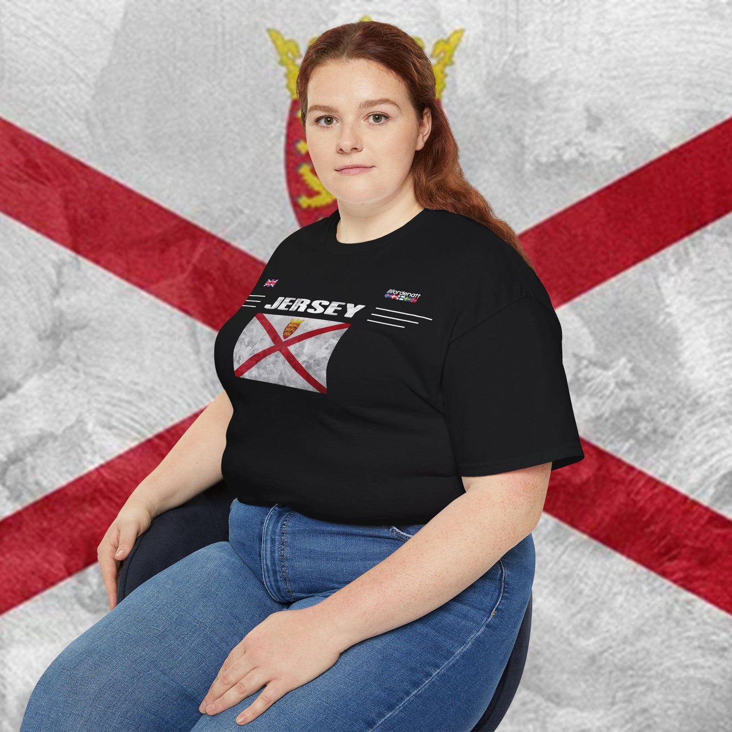 Jersey Flag Premium Cotton Tee