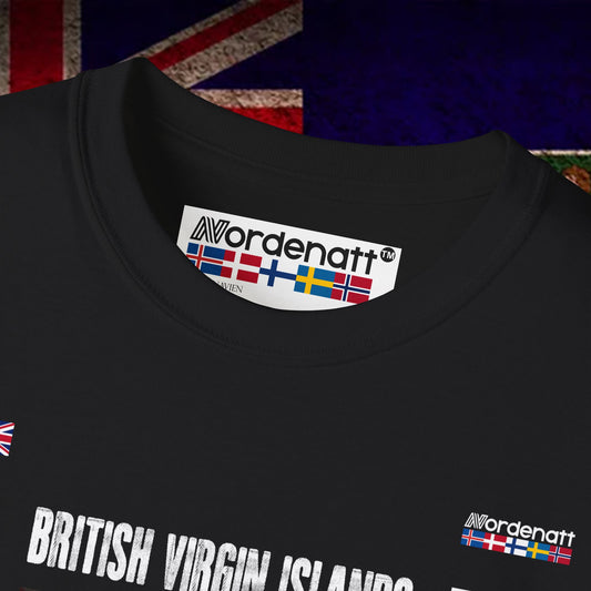 Camiseta con la herencia de las Islas Vírgenes Británicas