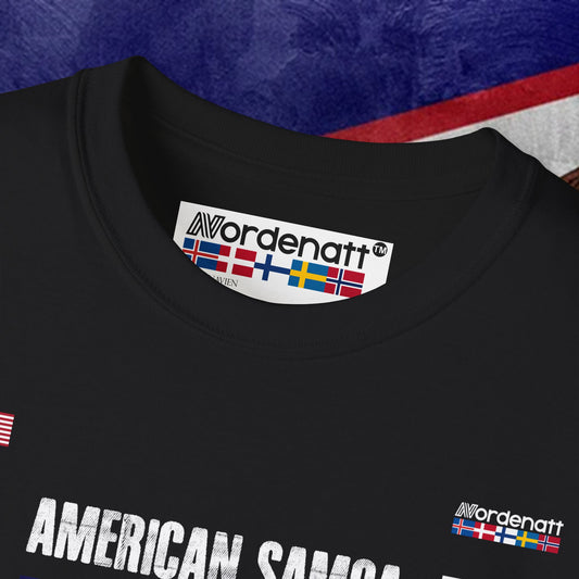 Camiseta de algodón con la herencia de Samoa Americana