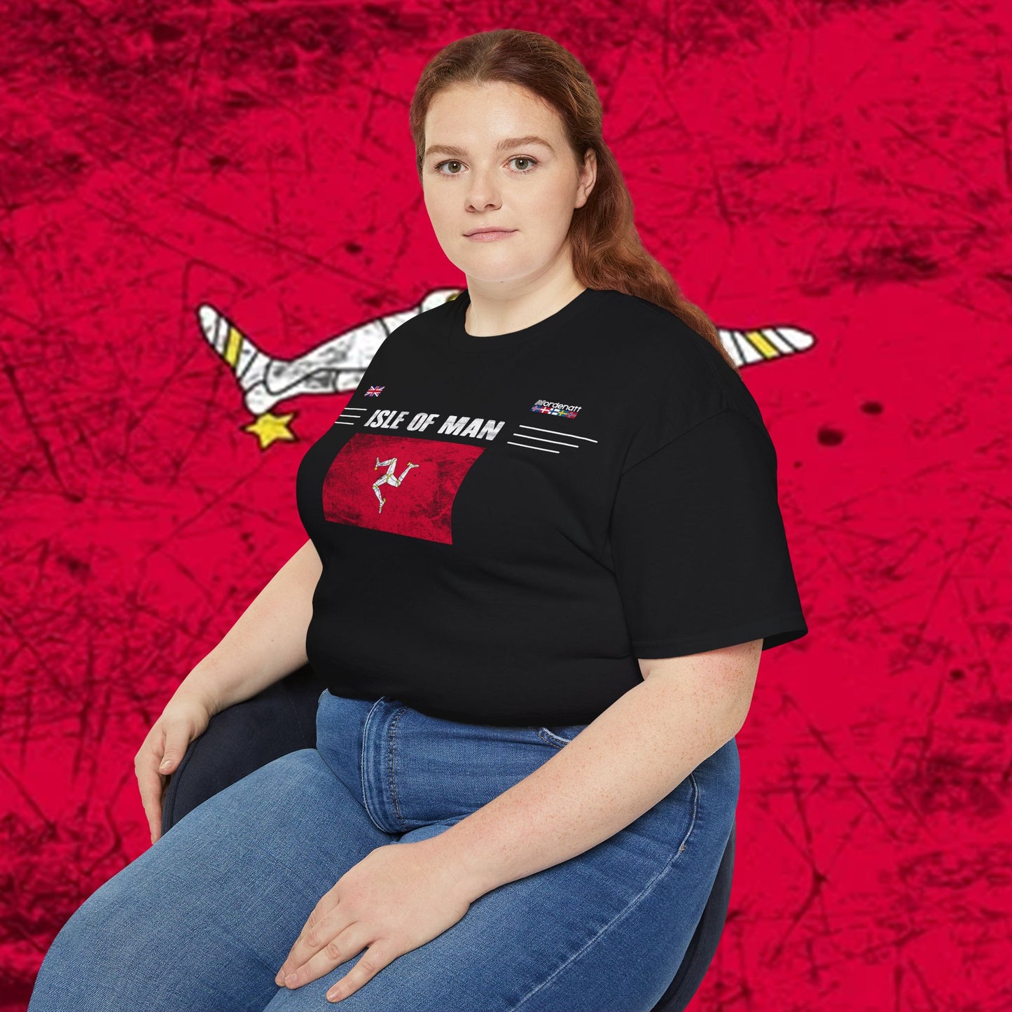 Isle of Man Premium Cotton Flag T-Shirt