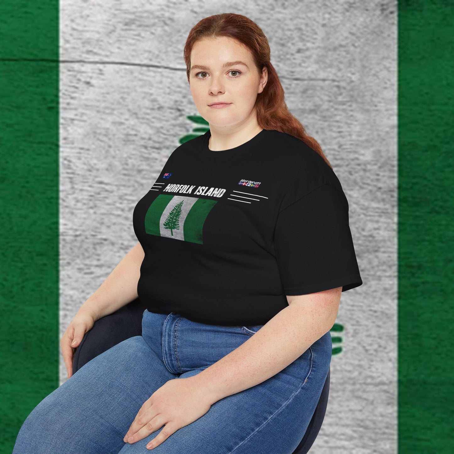 Norfolk Island Heritage Baumwoll-T-Shirt