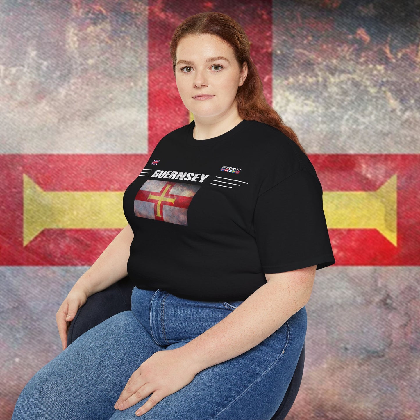 Guernsey Soft Cotton Flag T-Shirt