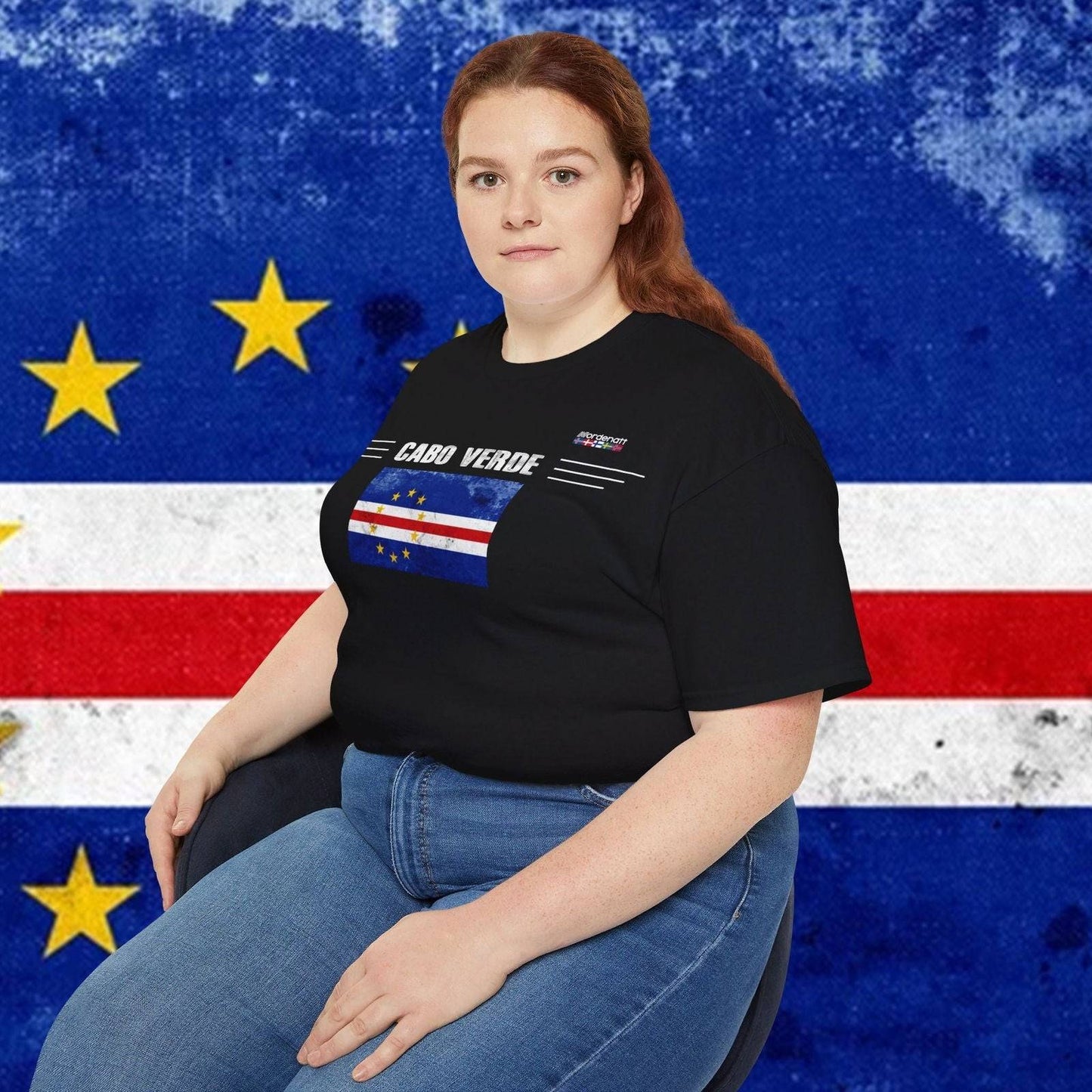 Cape Verde Flag Premium T-Shirt - Nordenatt TM