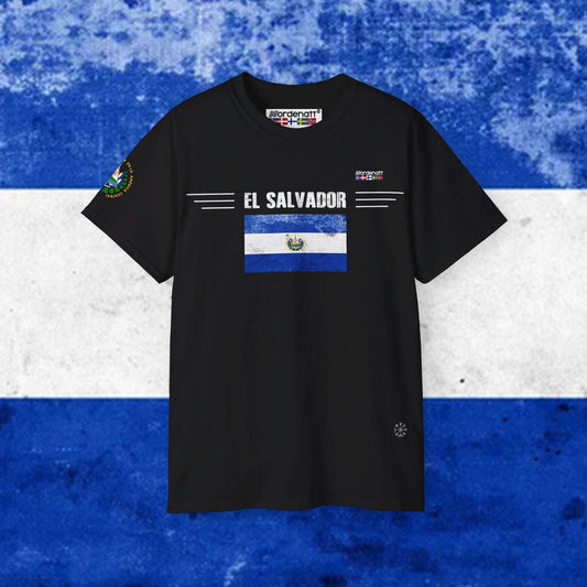 El Salvador Heritage Flag Tee - Nordenatt TM