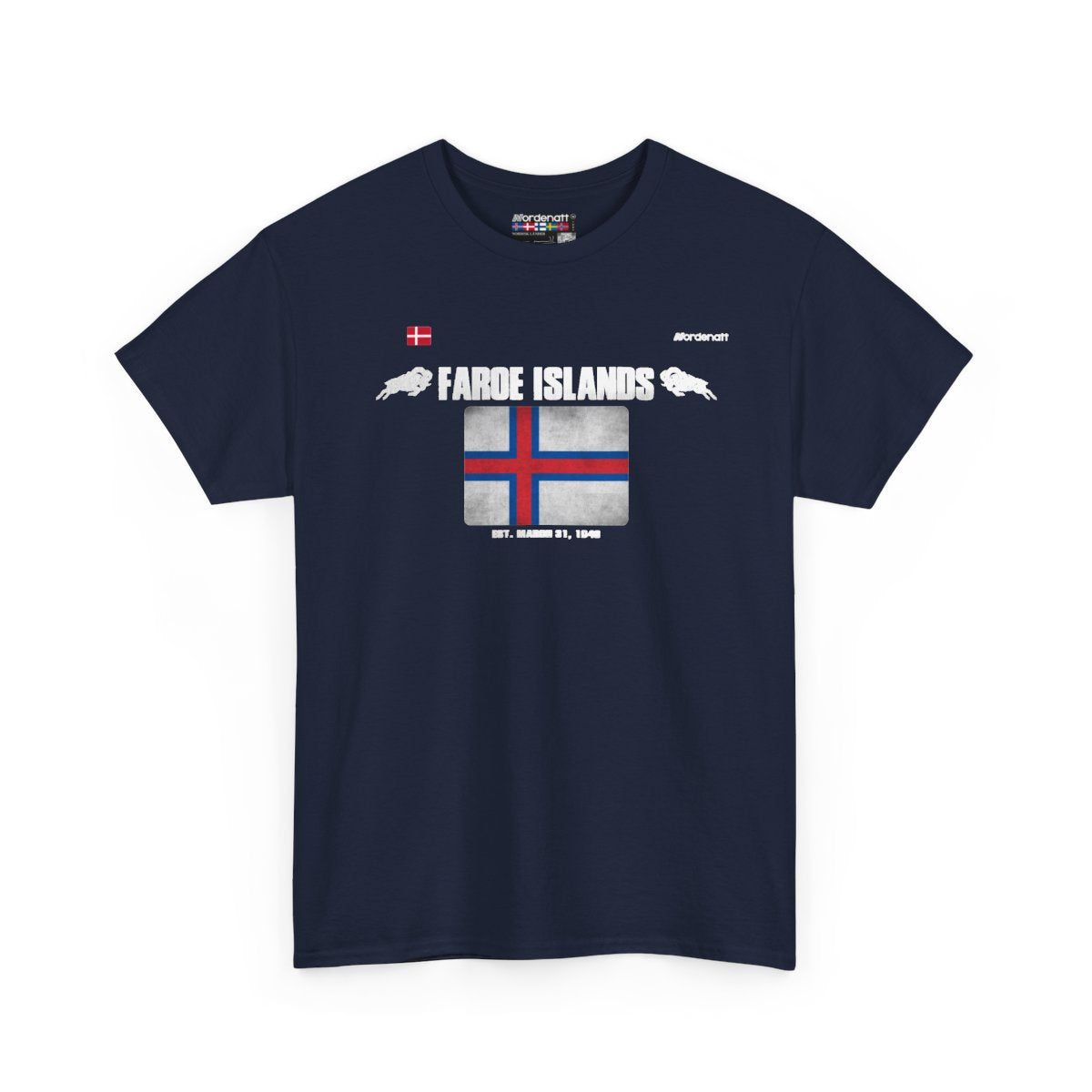 Faroe Islands flag t-shirt