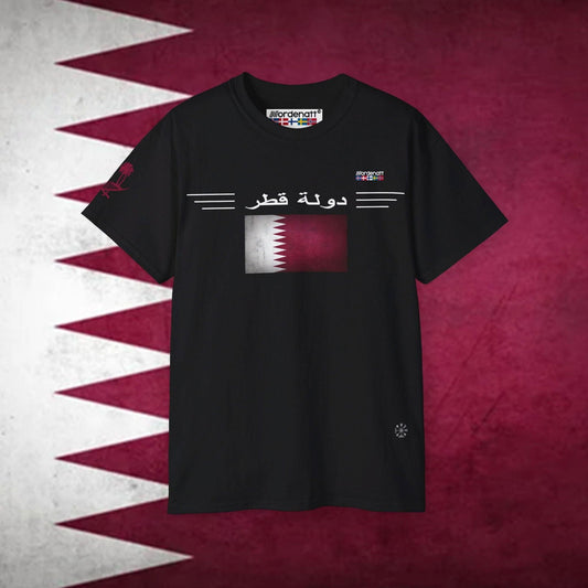 Qatar Premium Flag Cotton T-Shirt - Nordenatt TM