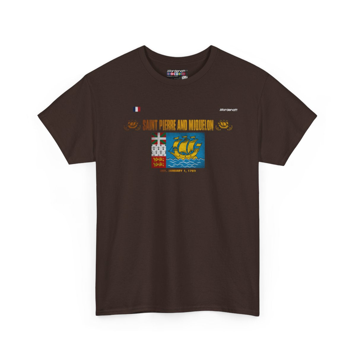 Saint Pierre Miquelon French Isle Tee