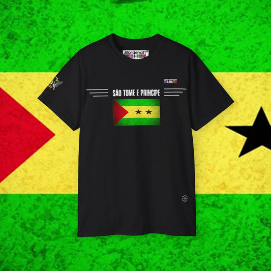 Sao Tome and Principe Flag Heritage Tee - Nordenatt TM