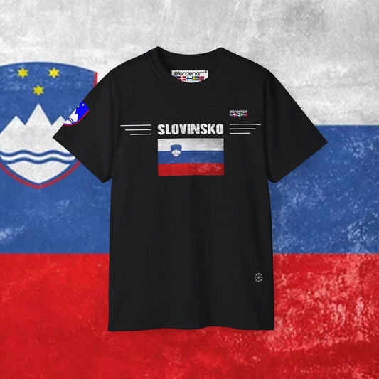 Slovenia Premium Flag Cotton T-Shirt - Nordenatt TM
