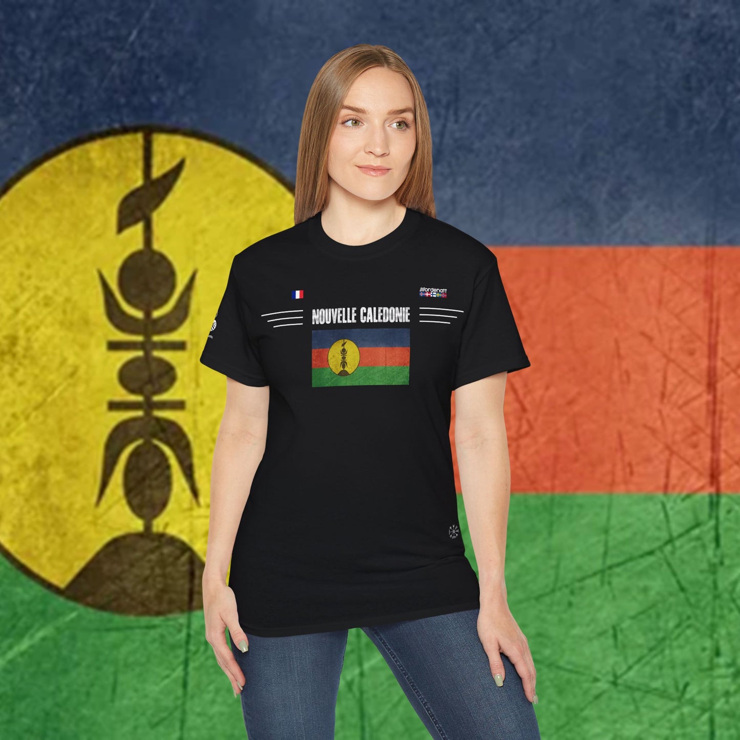 New Caledonia Flag Heritage Tee