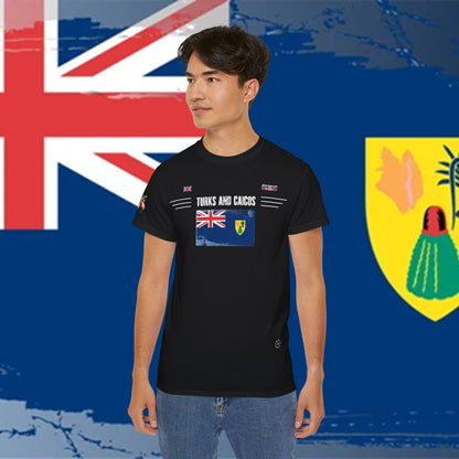 Turks and Caicos Islands Flag Heritage Tee