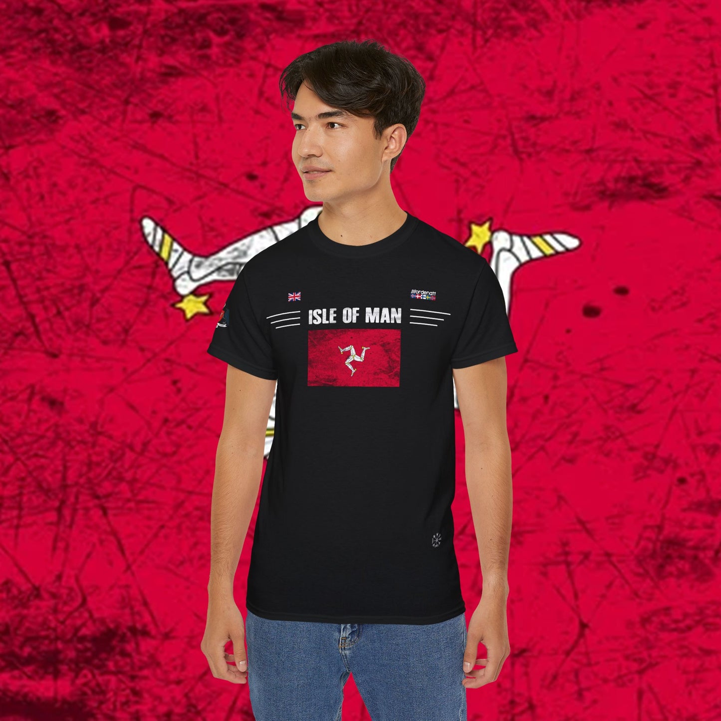 Isle of Man Premium Cotton Flag T-Shirt