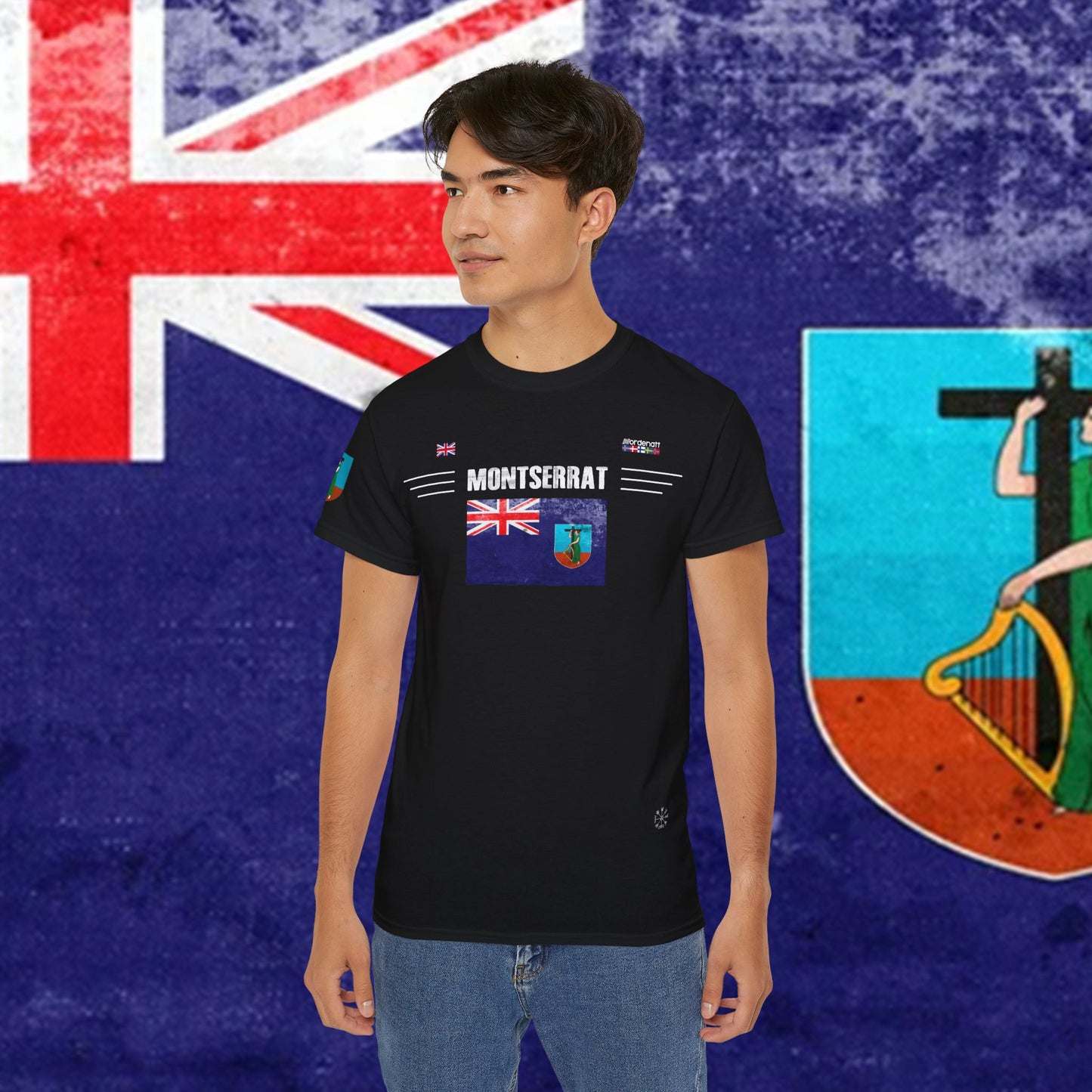 Montserrat Premium Flag T-Shirt