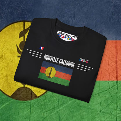 New Caledonia Flag Heritage Tee