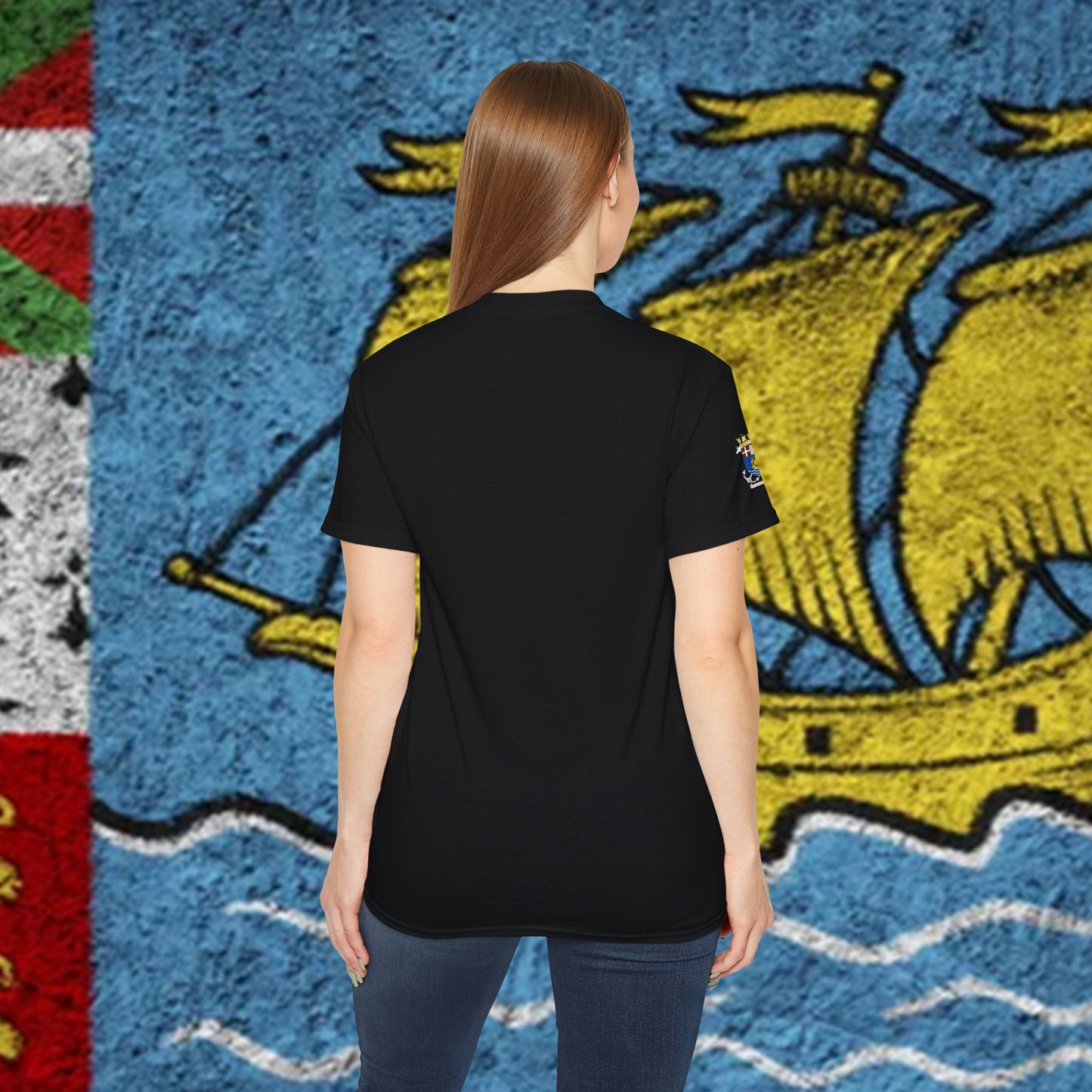 Saint Pierre and Miquelon Soft Cotton Flag Tee
