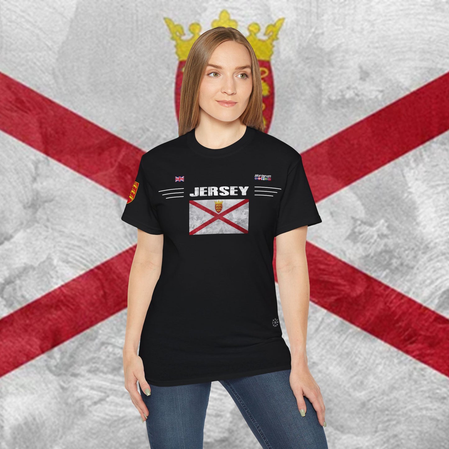 Jersey Flag Premium Cotton Tee