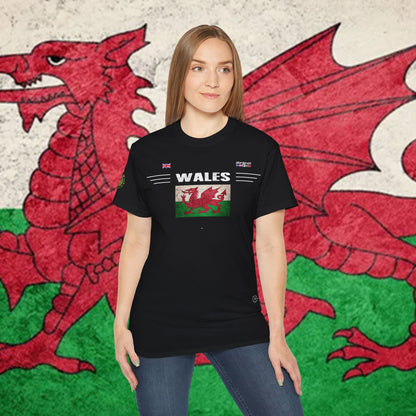 Wales Flag Premium Cotton Tee