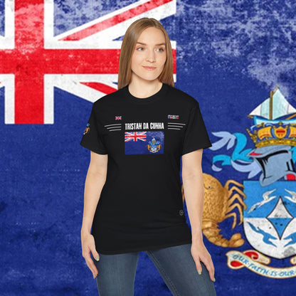 Tristan Da Cunha Soft Cotton Flag T-Shirt