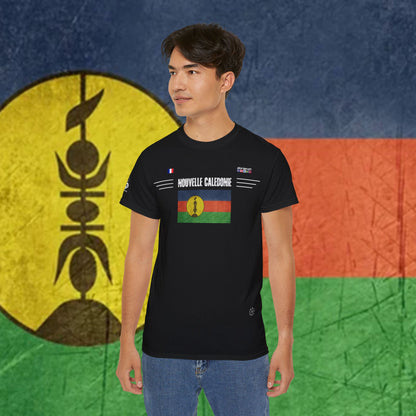 New Caledonia Flag Heritage Tee