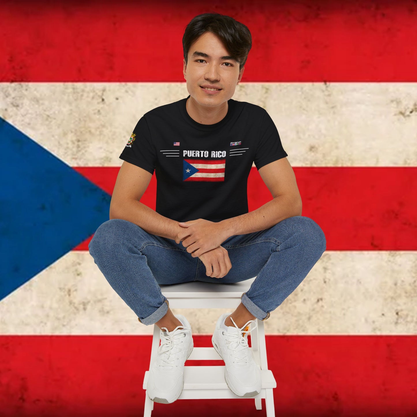 Puerto Rico Soft Cotton Heritage Tee