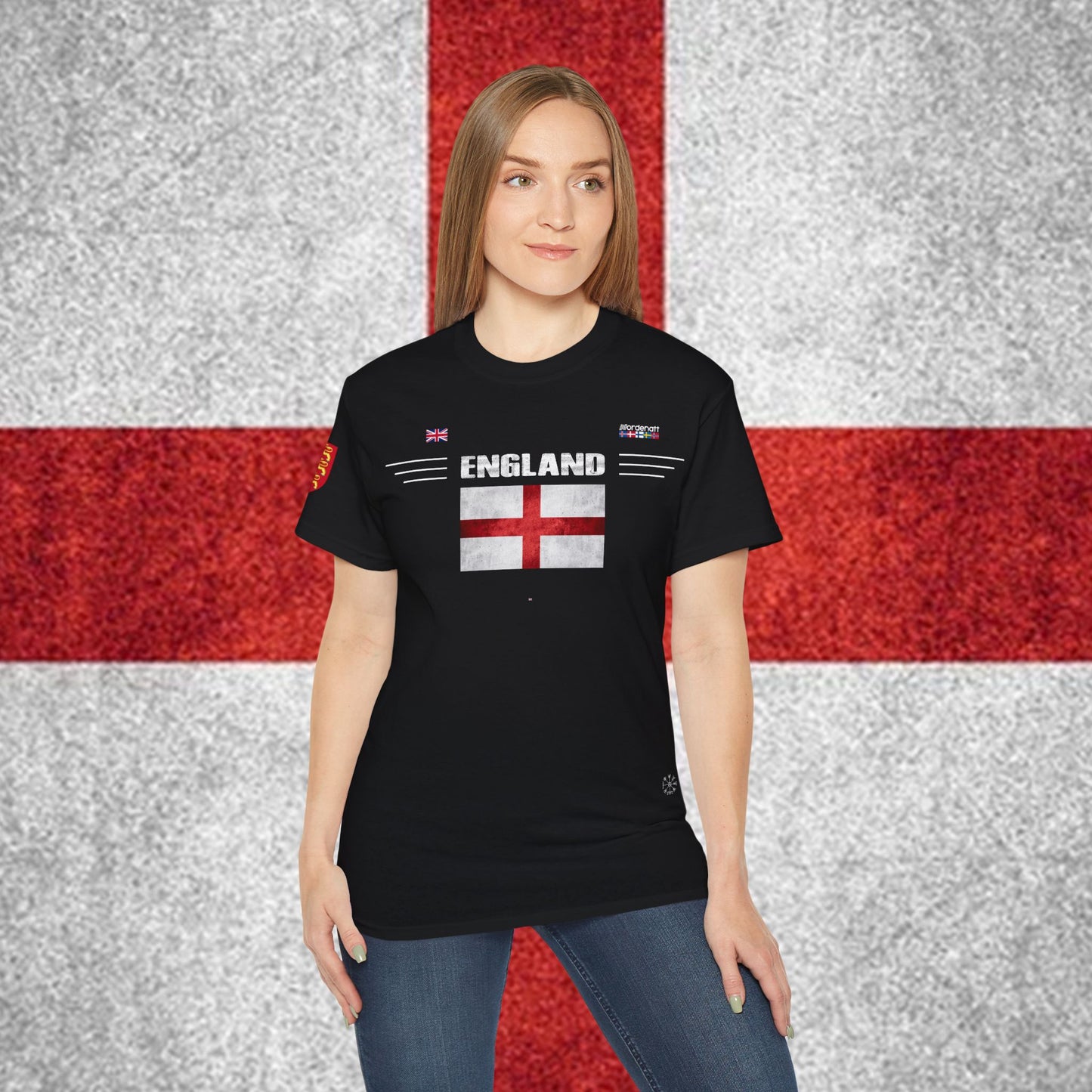 Camiseta de algodón suave de Inglaterra