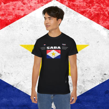 Saba Heritage Flag Cotton Tee