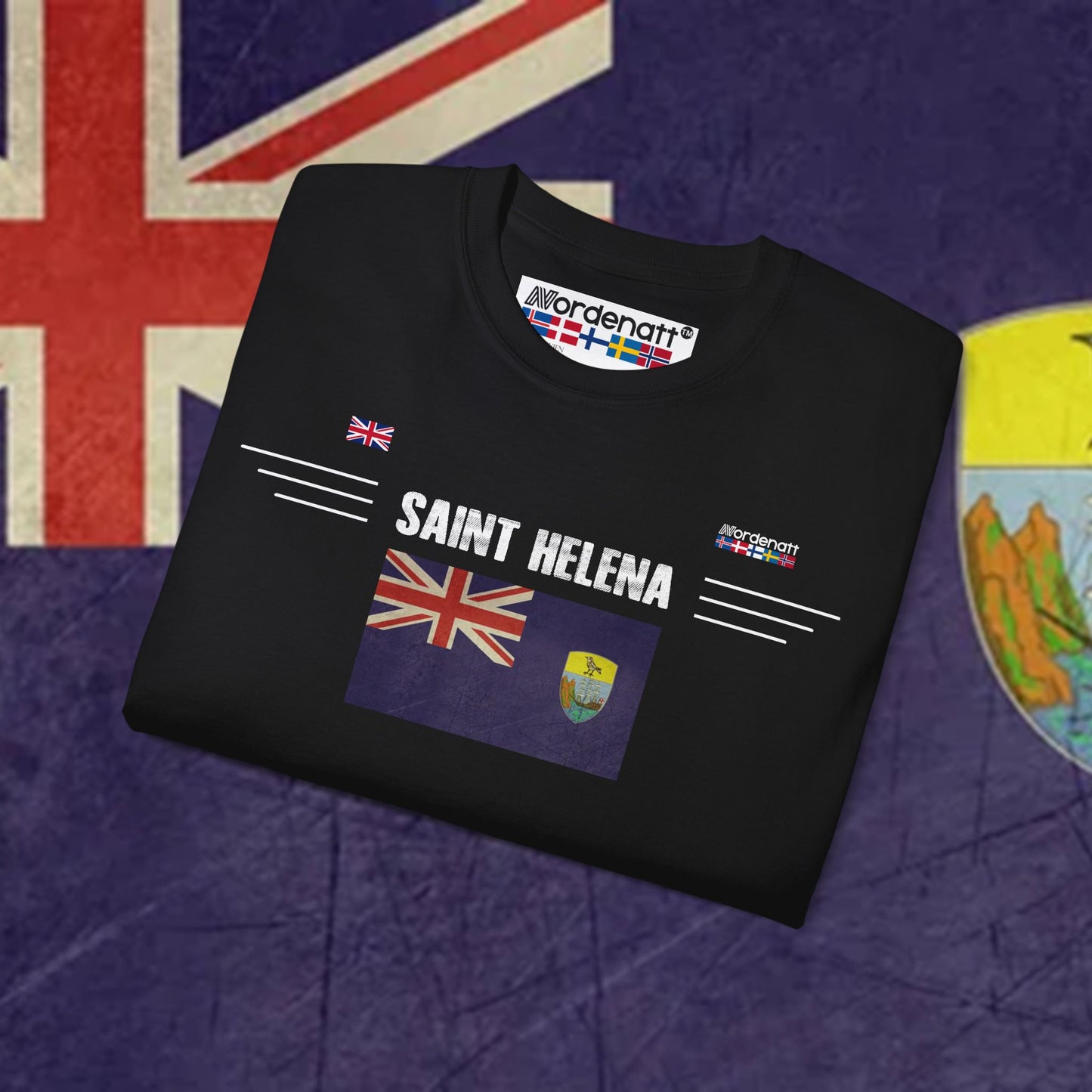Saint Helena Premium Flag Cotton Tee