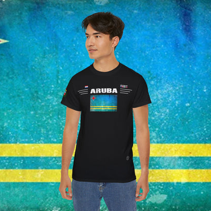 Aruba Flag Premium Cotton Tee