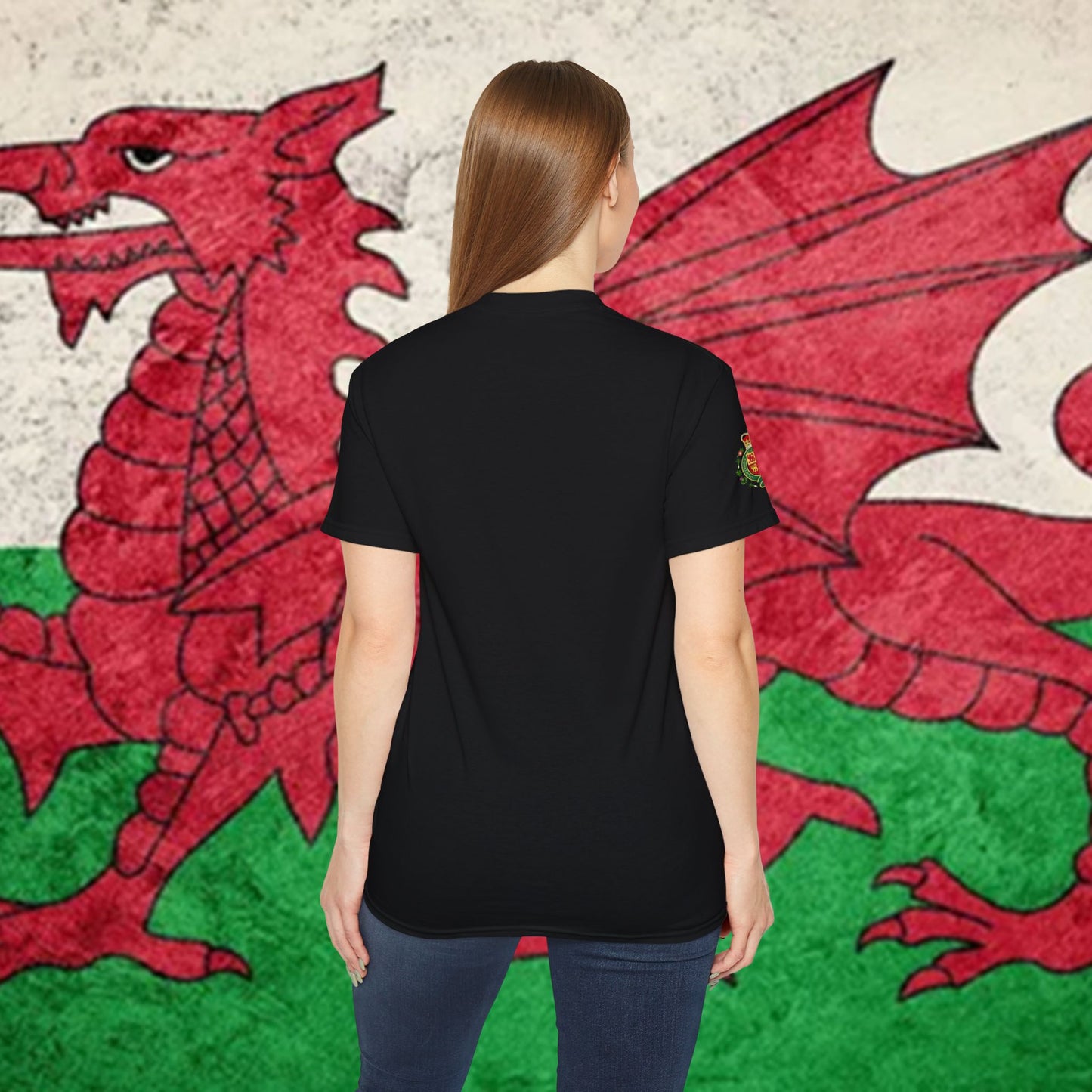 Wales Flag Premium Cotton Tee