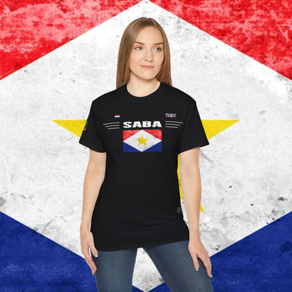 Saba Heritage Flag Cotton Tee