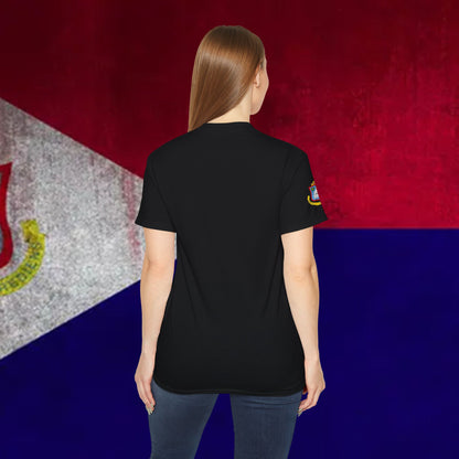 Sint Maarten Flag Soft Cotton T-Shirt