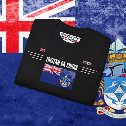Tristan Da Cunha Soft Cotton Flag T-Shirt