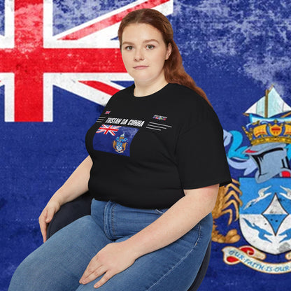 Tristan Da Cunha Soft Cotton Flag T-Shirt