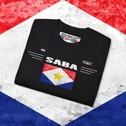Saba Heritage Flag Cotton Tee