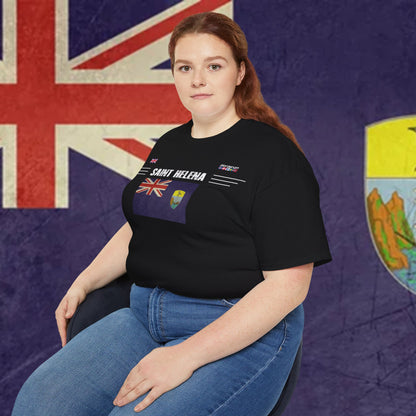 Saint Helena Premium Flag Cotton Tee
