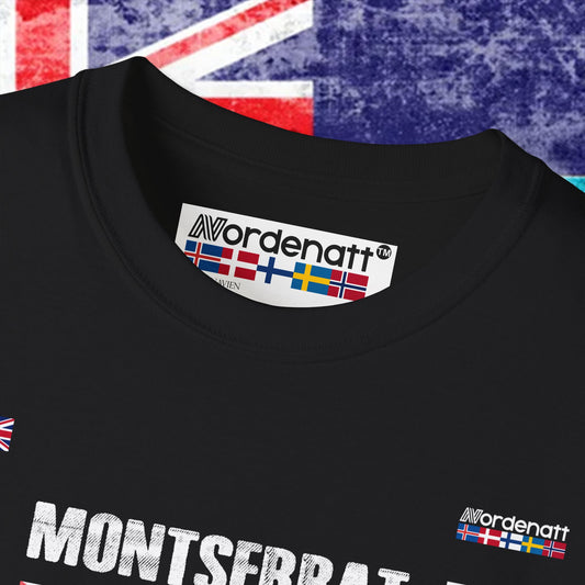 T-Shirt mit Premium-Flagge von Montserrat