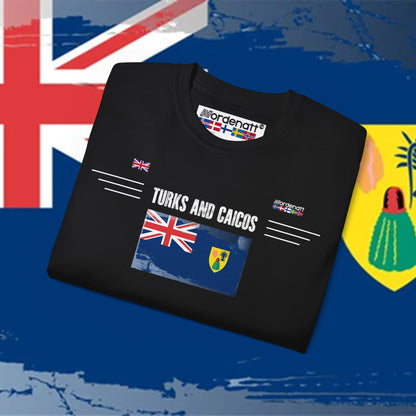 Turks and Caicos Islands Flag Heritage Tee