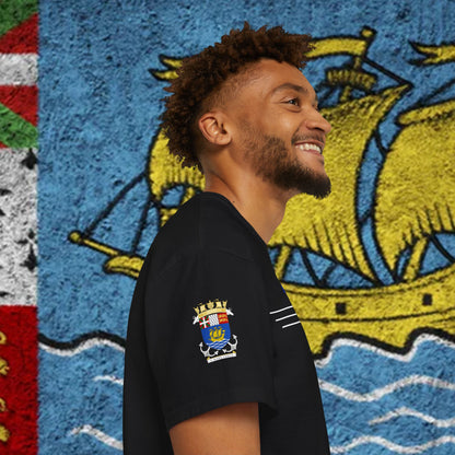 Saint Pierre and Miquelon Soft Cotton Flag Tee