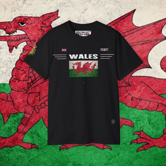 Wales Flag Premium Cotton Tee