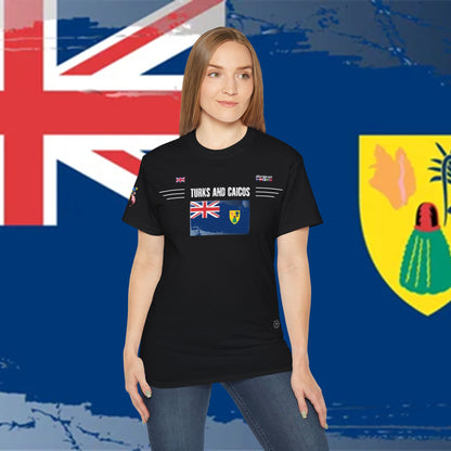 Turks and Caicos Islands Flag Heritage Tee