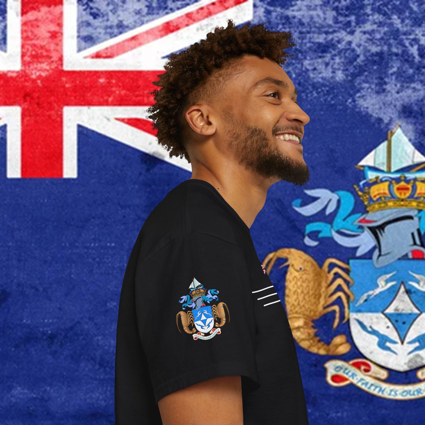Tristan Da Cunha Soft Cotton Flag T-Shirt