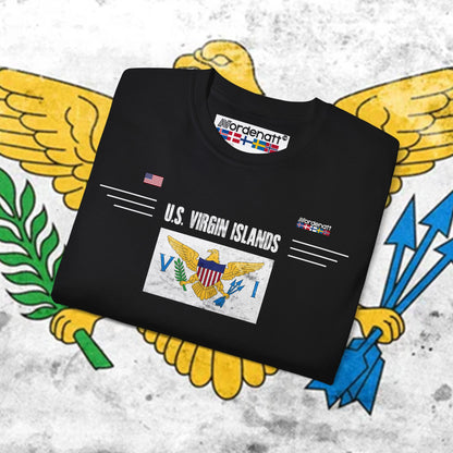 US Virgin Islands Soft Cotton Flag Tee