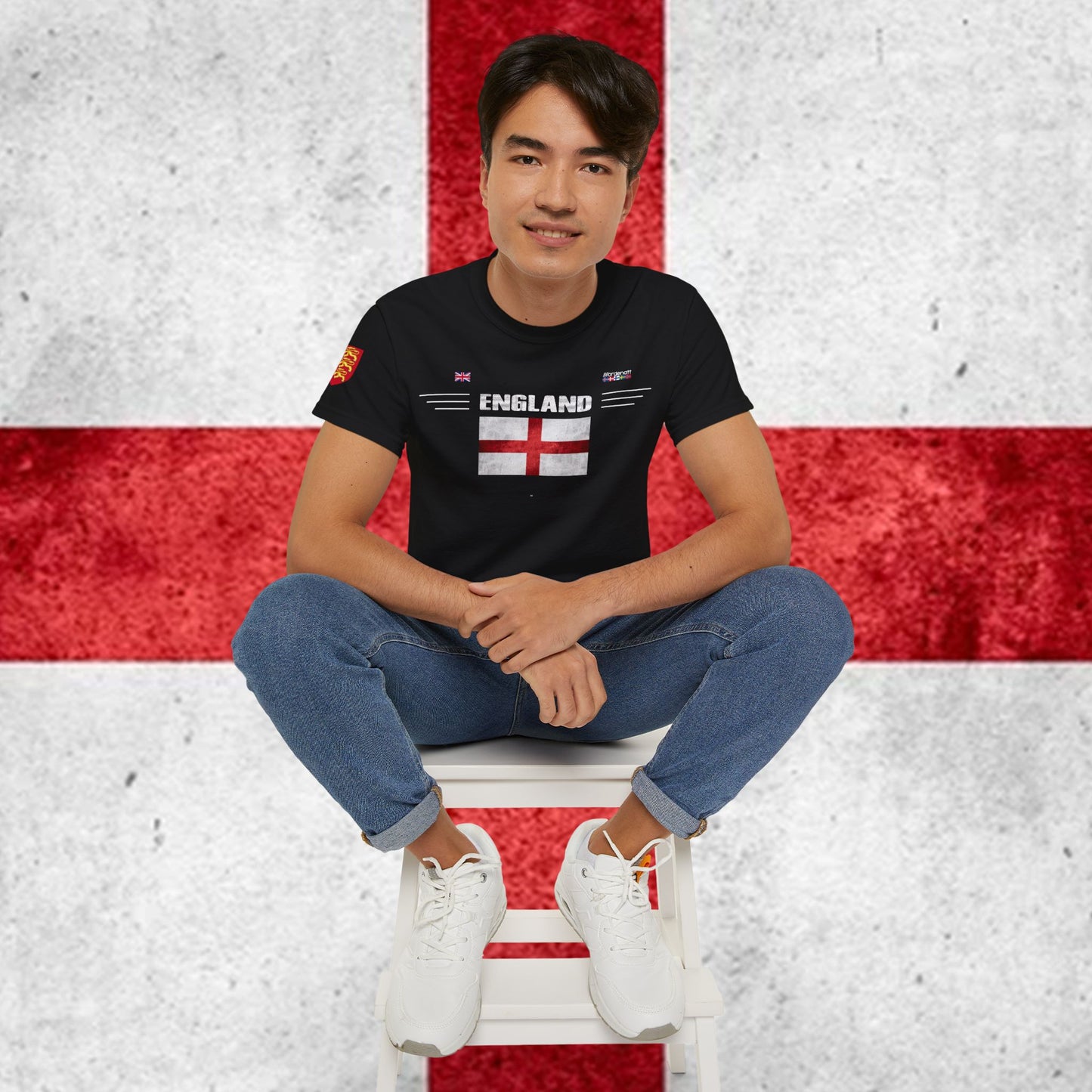Camiseta de algodón suave de Inglaterra