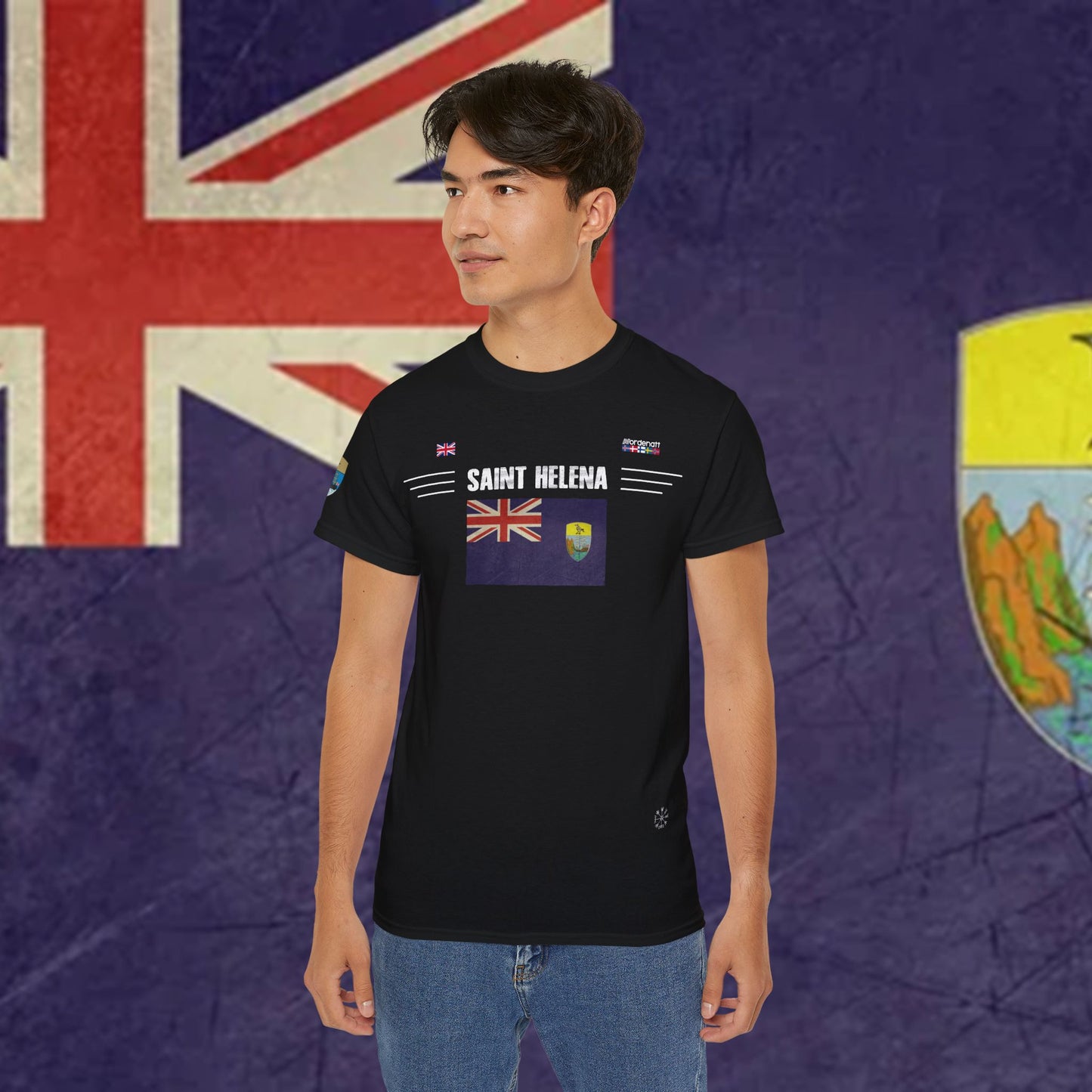 Saint Helena Premium Flag Cotton Tee
