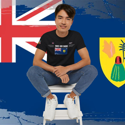 Turks and Caicos Islands Flag Heritage Tee