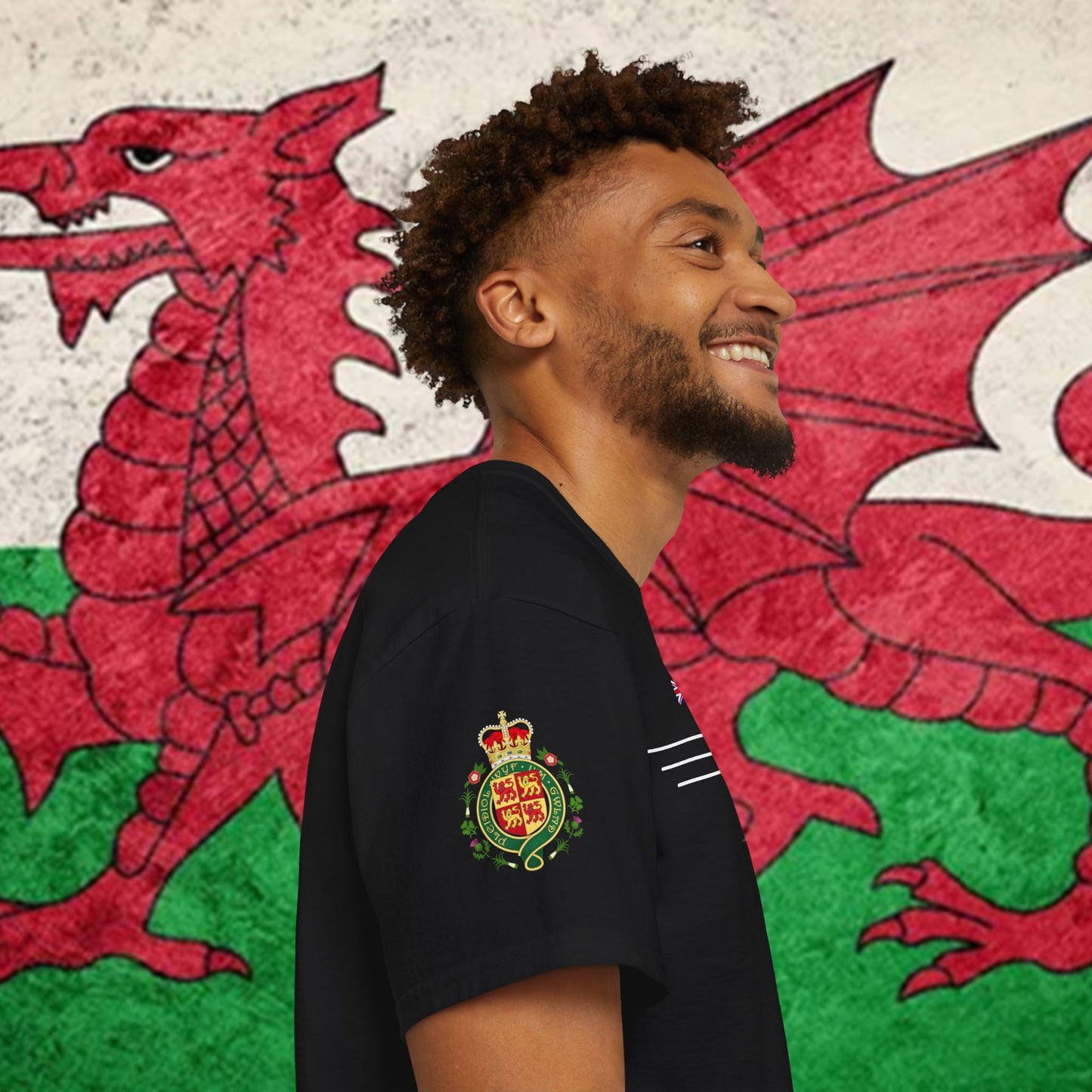 Wales Flag Premium Cotton Tee