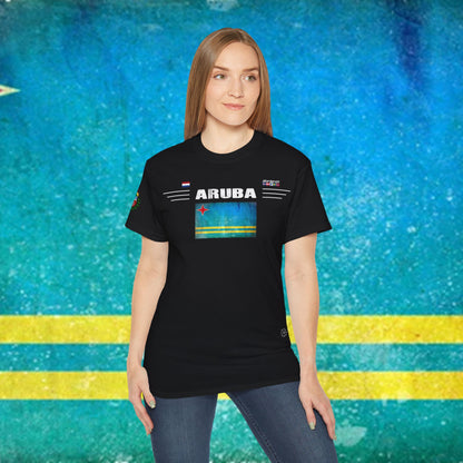 Aruba Flag Premium Cotton Tee